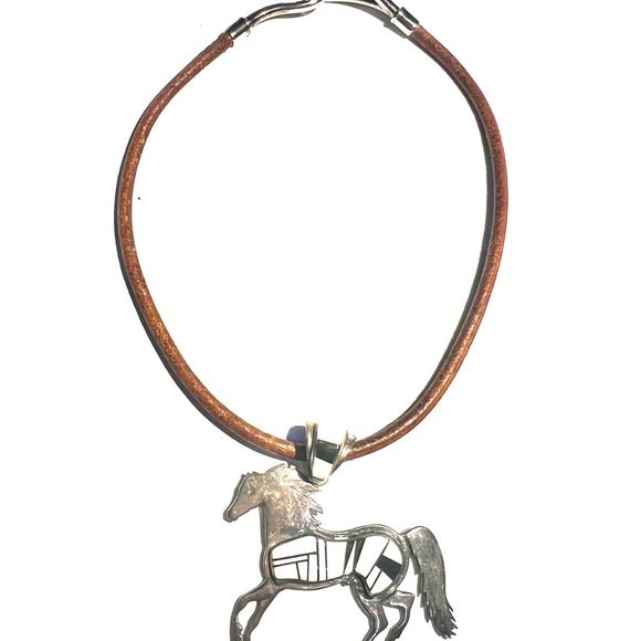 Hermes Brown Silver  Double Tour Wrap Bracelet - Picture 3 of 8